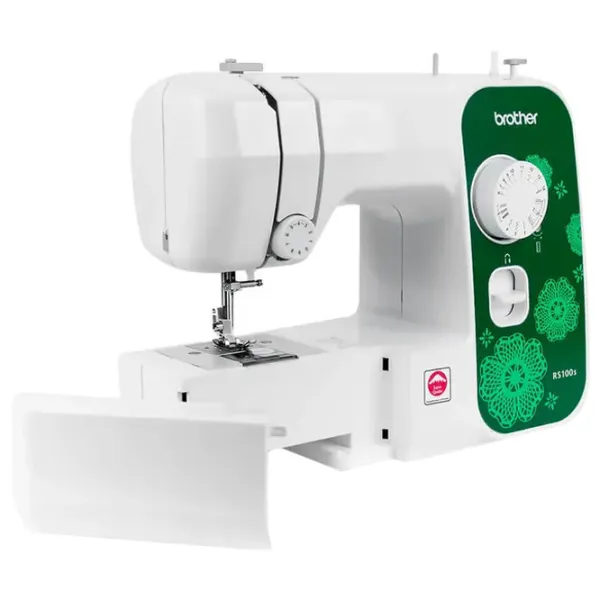 Mașină de cusut Brother RS100S Electromecanică/ Green photo 3