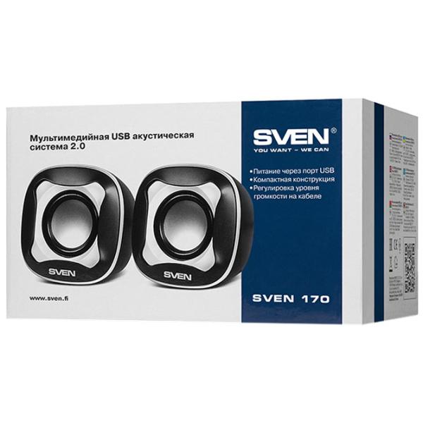 Sistem audio Sven 170 5 W/ Black photo 3