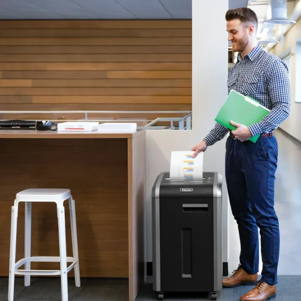Шредер Fellowes Powershred 225Ci Черный photo 4