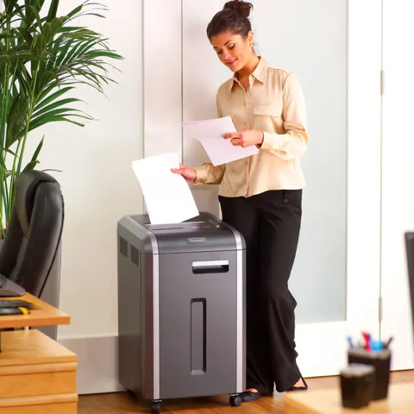Шредер Fellowes Powershred 225Ci Черный photo 5