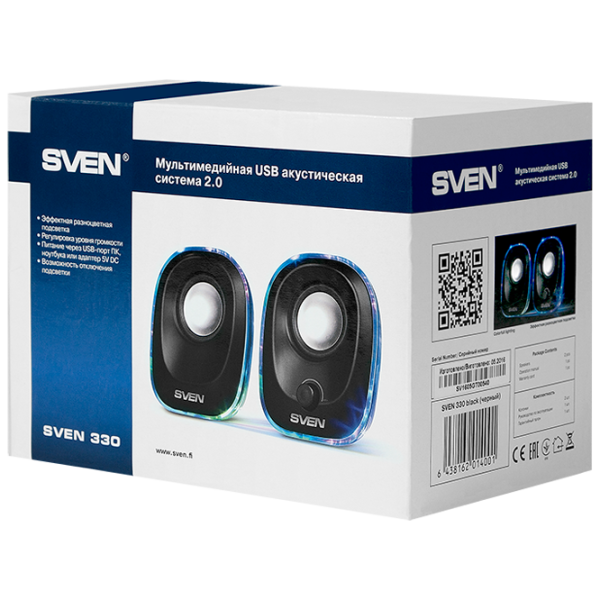 Sistem audio Sven 330 Black photo 4