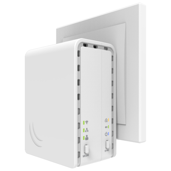 Powerline Mikrotik PWR-LINE AP Powerline/ Белый photo 4