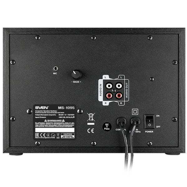 Sistem audio Sven MS-1095 48 W/ Black photo 3
