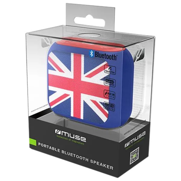 Boxă portabilă Muse M-312 Great Britain 5 W/ Blue photo 2