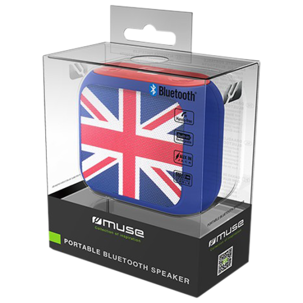 Boxă portabilă Muse M-312 Great Britain 5 W/ Blue photo 2