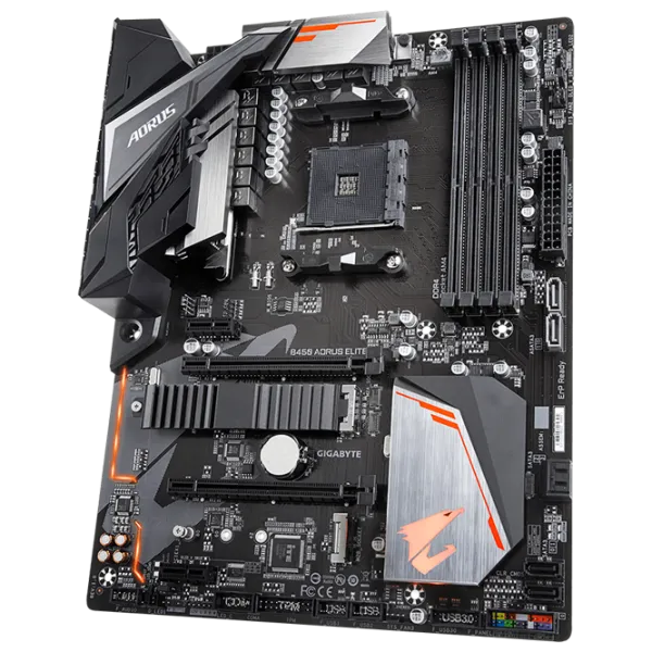 Placă de bază Gigabyte B450 AORUS ELITE 1.1 ATX/ AMD B450 photo 2
