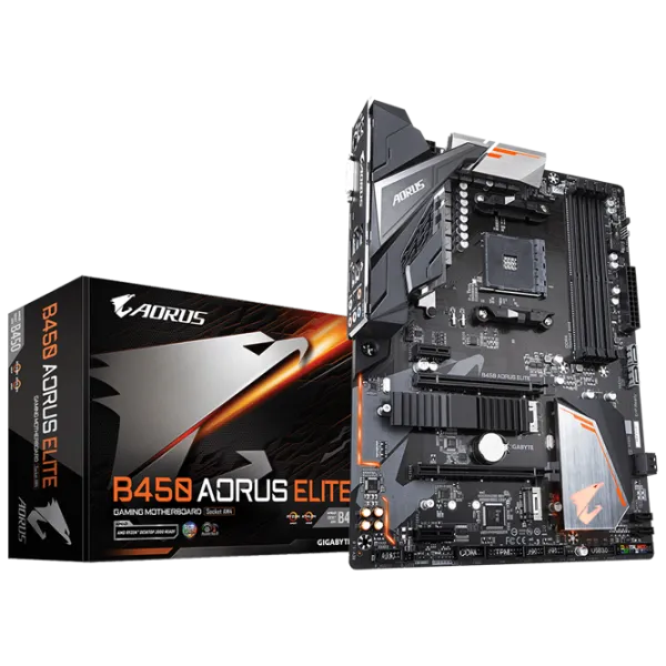 Placă de bază Gigabyte B450 AORUS ELITE 1.1 ATX/ AMD B450 photo 5