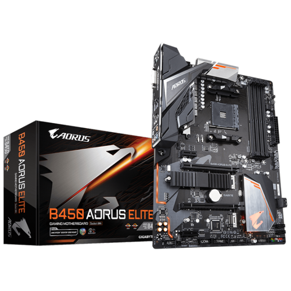 Placă de bază Gigabyte B450 AORUS ELITE 1.1 ATX/ AMD B450 photo 5