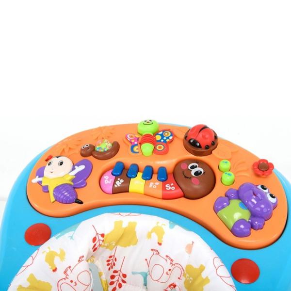 Premergător Glamvers Baby Walker Happy Friends 2 in 1 (97942) Clasic/ Blue photo 3 Premergător Glamvers Baby Walker Happy Friends 2 in 1 (97942) Clasic/ Blue photo 3