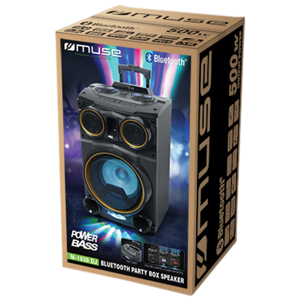 Колонка для вечеринок Muse M-1938 DJ 500 W/ Черный photo 4