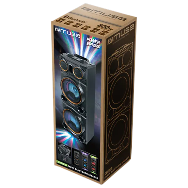Колонка для вечеринок Muse M-1988 DJ 800 W/ Черный photo 4
