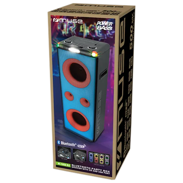 Колонка для вечеринок Muse M-1958 DJ 500 W / Черный photo 4