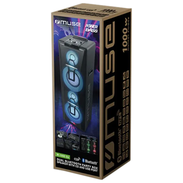 Колонка для вечеринок Muse M-1990 DJ 1000 W/ Черный photo 4