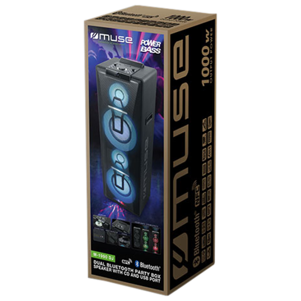 Колонка для вечеринок Muse M-1990 DJ 1000 W/ Черный photo 4