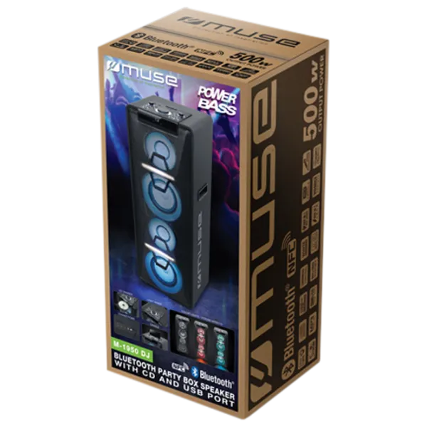 Колонка для вечеринок Muse M-1950 DJ 500 W/ Черный photo 4