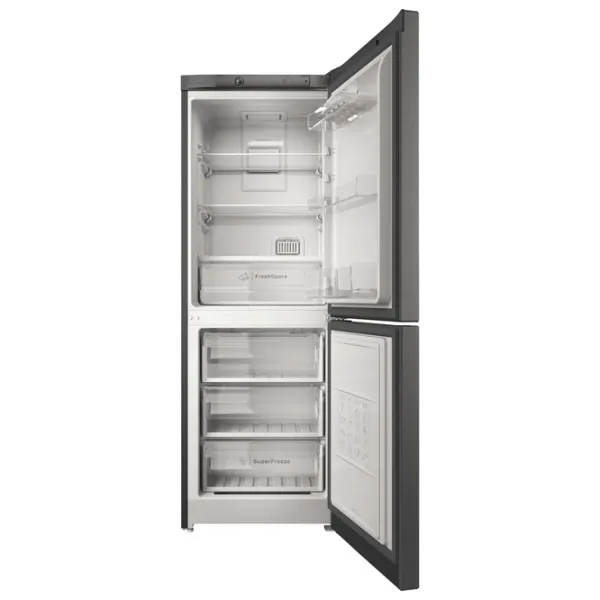 Frigider Indesit ITS 4160 S cu congelator jos 257 l / 167 cm / Silver photo 4