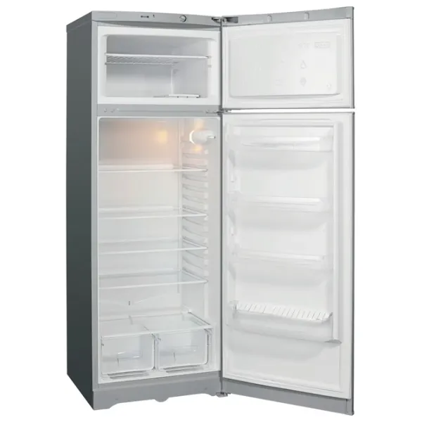 Frigider Indesit TIAA 16 S cu congelator sus 296 l / 167 cm / Silver photo 2