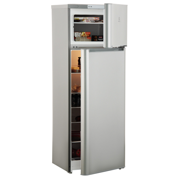 Frigider Indesit TIAA 16 S cu congelator sus 296 l / 167 cm / Silver photo 3