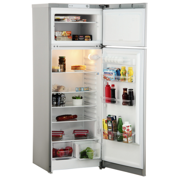 Frigider Indesit TIAA 16 S cu congelator sus 296 l / 167 cm / Silver photo 4