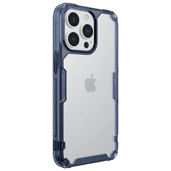Husă pentru smartphone Apple iPhone 13 Pro Max Nillkin/ Back/ TPU/ PC/ Transparent Blue photo 2