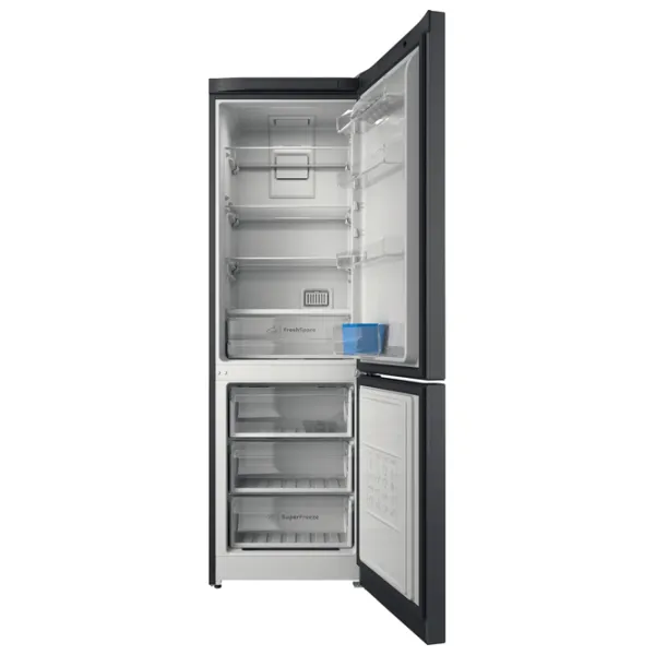 Frigider Indesit ITI 5181 S cu congelator jos 298 l / 185 cm / Silver photo 4