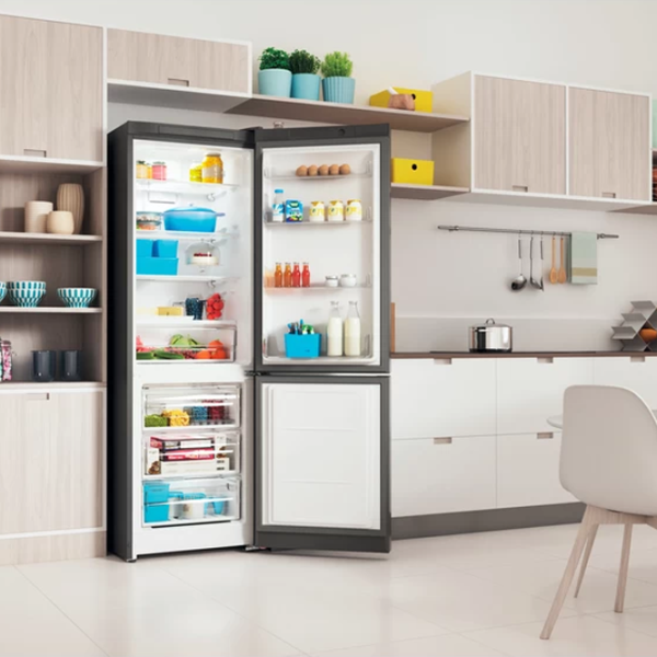 Frigider Indesit ITI 5181 S cu congelator jos 298 l / 185 cm / Silver photo 6