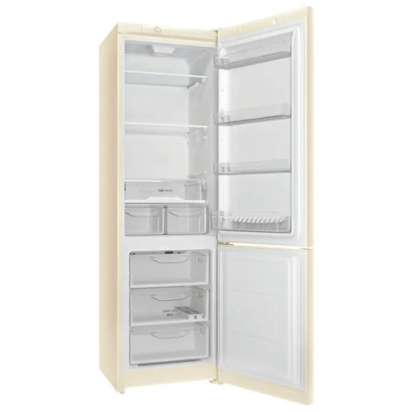 Frigider Indesit DS 4200 E cu congelator jos 339 l / 200 cm / Beige photo 2
