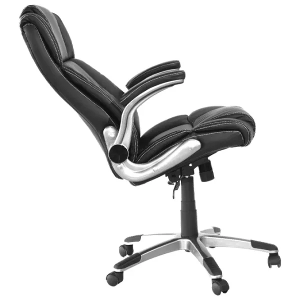 Fotoliu de birou DecoPrim BX-3702 Piele artificială/ Black photo 3