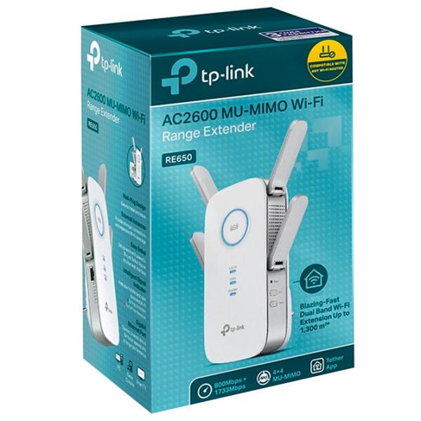 Усилитель сигнала TP-Link RE650 Экстендер/ Белый photo 5