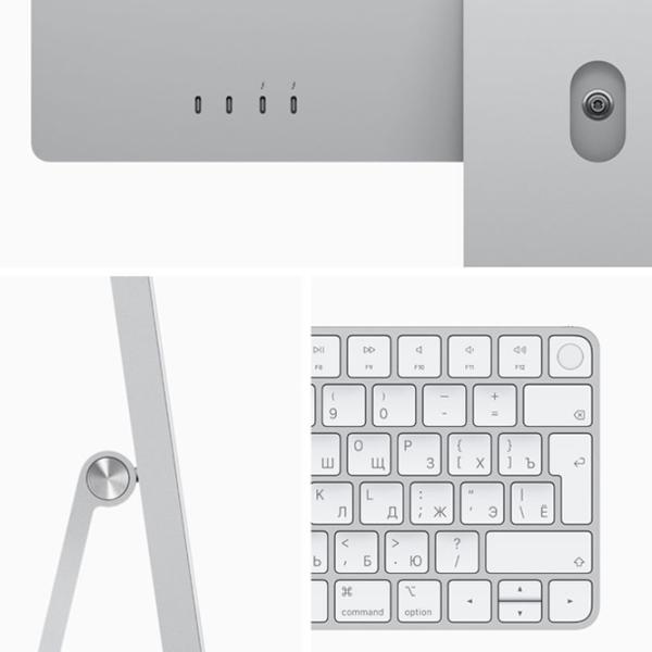 All-in-One PC Apple 24" 4.5K M1/ iMac 2021/ 16 GB/ 256 GB/ Silver photo 5
