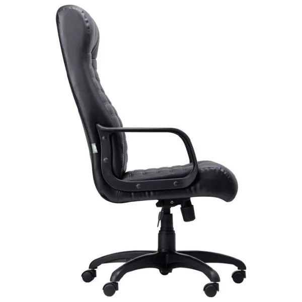 Fotoliu de birou DecoPrim Atlantis Piele artificială/ Black photo 3 Fotoliu de birou DecoPrim Atlantis Piele artificială/ Black photo 3