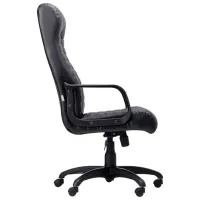 Fotoliu de birou DecoPrim Atlantis Piele artificială/ Black photo 3