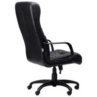 Fotoliu de birou DecoPrim Atlantis Piele artificială/ Black photo 4