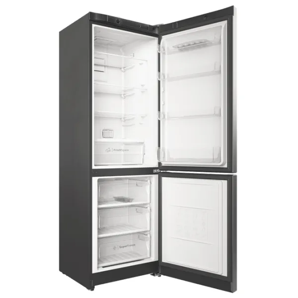 Frigider Indesit ITS 4180 S cu congelator jos 298 l / 185 cm / Silver photo 3