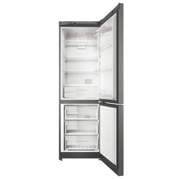 Frigider Indesit ITS 4180 S cu congelator jos 298 l / 185 cm / Silver photo 4