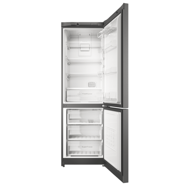 Frigider Indesit ITS 4180 S cu congelator jos 298 l / 185 cm / Silver photo 4
