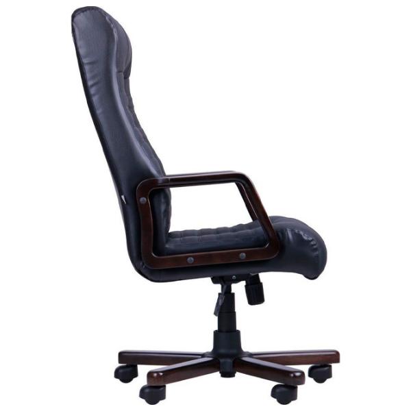 Fotoliu de birou DecoPrim Atlantis Extra Piele artificială/ Black photo 2