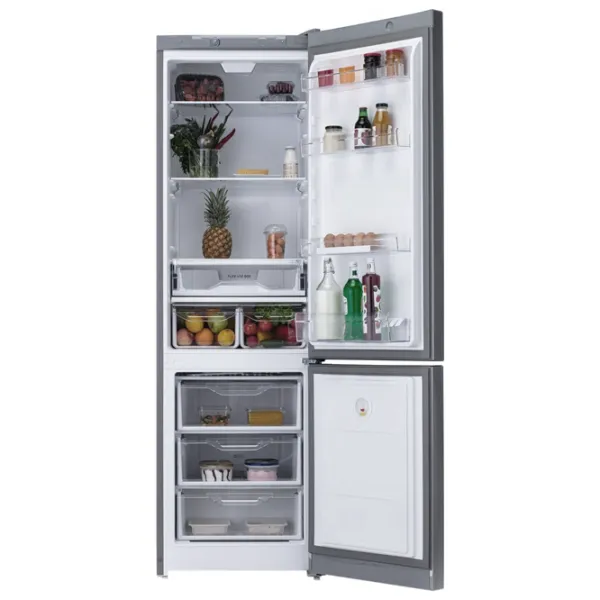 Frigider Indesit DS 4200 SB cu congelator jos 339 l / 200 cm / Silver photo 4