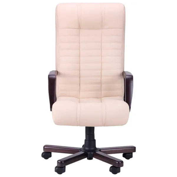 Fotoliu de birou DecoPrim Atlantis Extra Piele artificială/ Beige photo 2 Fotoliu de birou DecoPrim Atlantis Extra Piele artificială/ Beige photo 2