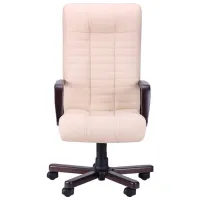 Fotoliu de birou DecoPrim Atlantis Extra Piele artificială/ Beige photo 2