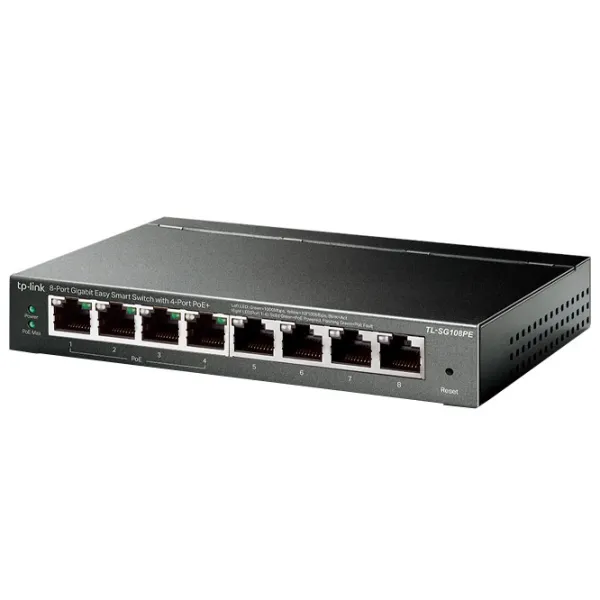 PoE Switch TP-Link TL-SG108PE Black photo 2