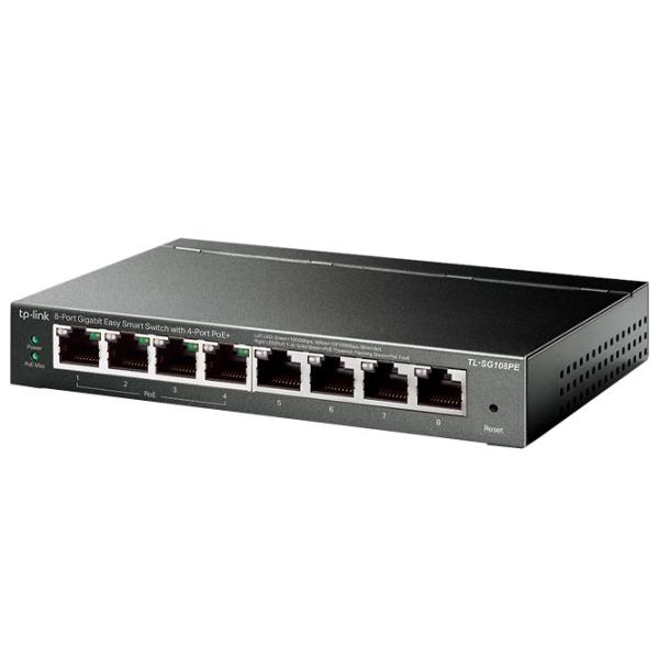 PoE Switch TP-Link TL-SG108PE Black photo 2