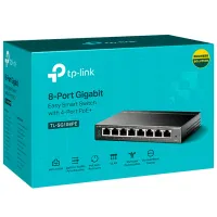 PoE Коммутатор TP-Link TL-SG108PE Черный photo 4
