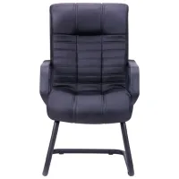 Fotoliu de birou DecoPrim Atlantis CF Piele artificială/ Black photo 2