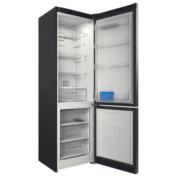 Frigider Indesit ITI 5201 S cu congelator jos 325 l / 196 cm / Silver photo 3