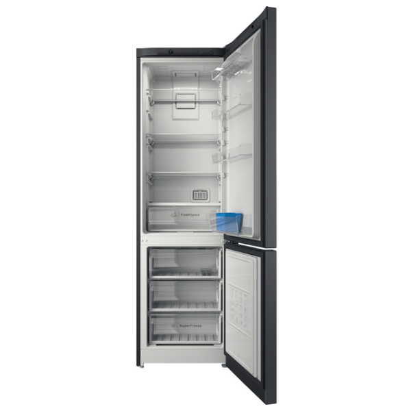 Frigider Indesit ITI 5201 S cu congelator jos 325 l / 196 cm / Silver photo 4