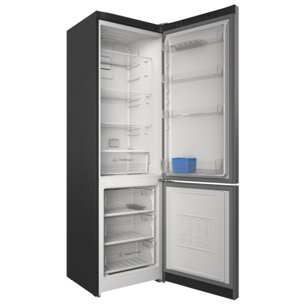 Frigider Indesit ITS 5200 X cu congelator jos 324 l / 196 cm / Inox photo 3