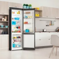 Frigider Indesit ITS 5200 X cu congelator jos 324 l / 196 cm / Inox photo 7