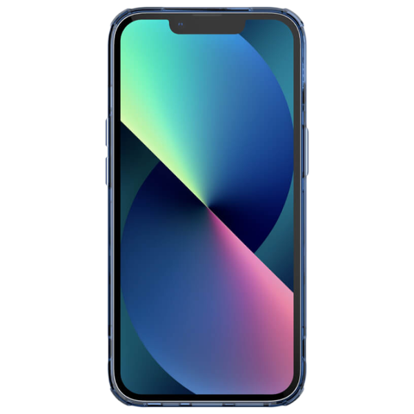Husă pentru smartphone Apple iPhone 13 Nillkin/ Back/ TPU/ PC/ Transparent Blue photo 3