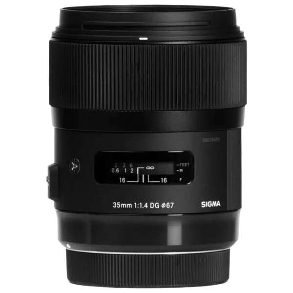 Obiectiv Sigma AF 35mm f/ 1.4 DG HSM ART F/ Sony-A Black photo 2